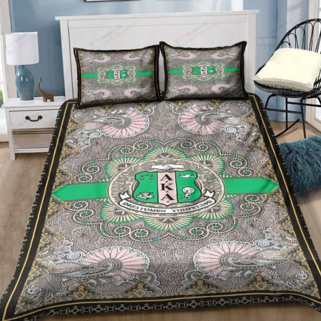 Alpha Kappa Logo 3D Bedding Set