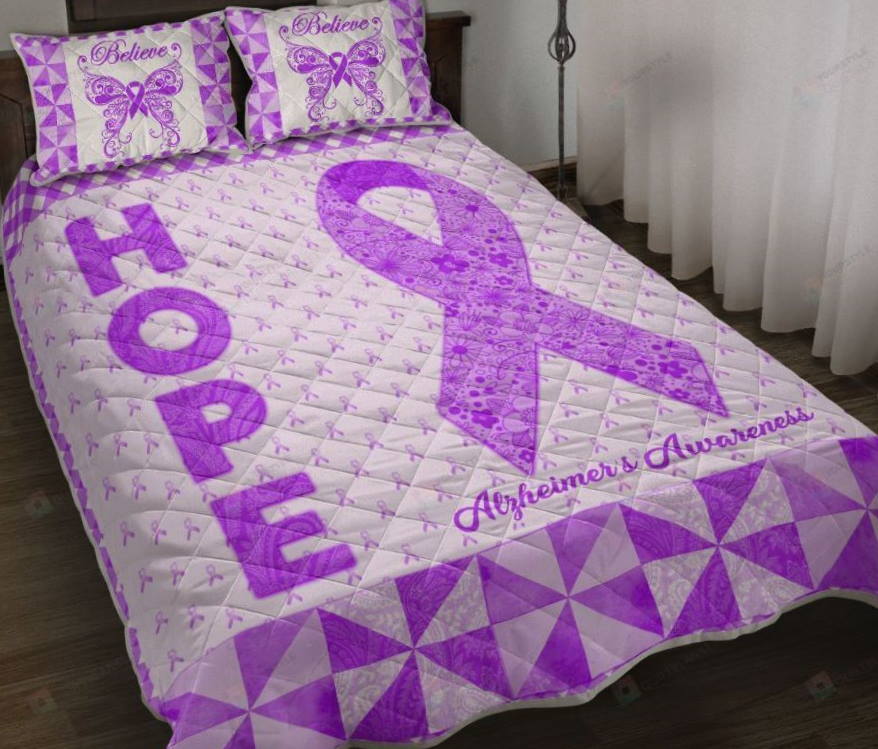 Alzheimers Hope Bedding Set