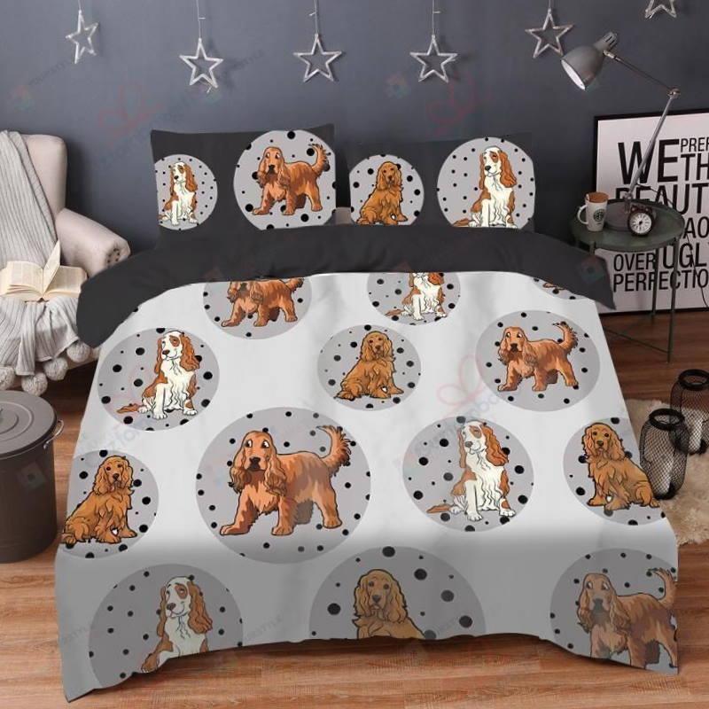 American Cocker Spaniel 3D Bedding Set