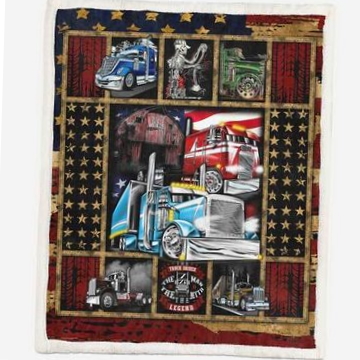 AmericaTruck Driver 3D Quilt Blanket