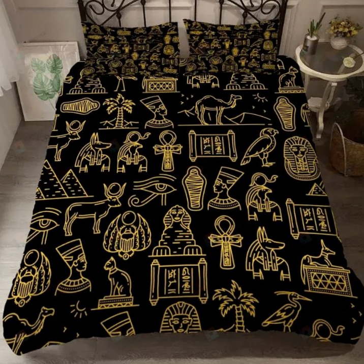 Ancient Egypt Culture All Over Printed Bedding Set