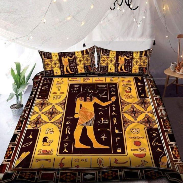 Ancient Egyptian Pattern 3D Bedding Set