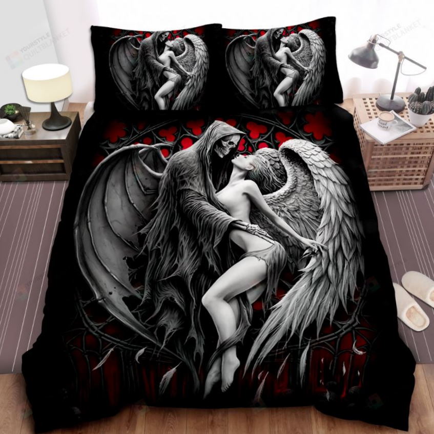 Angels And Demons Bedspread 3D Bedding Set