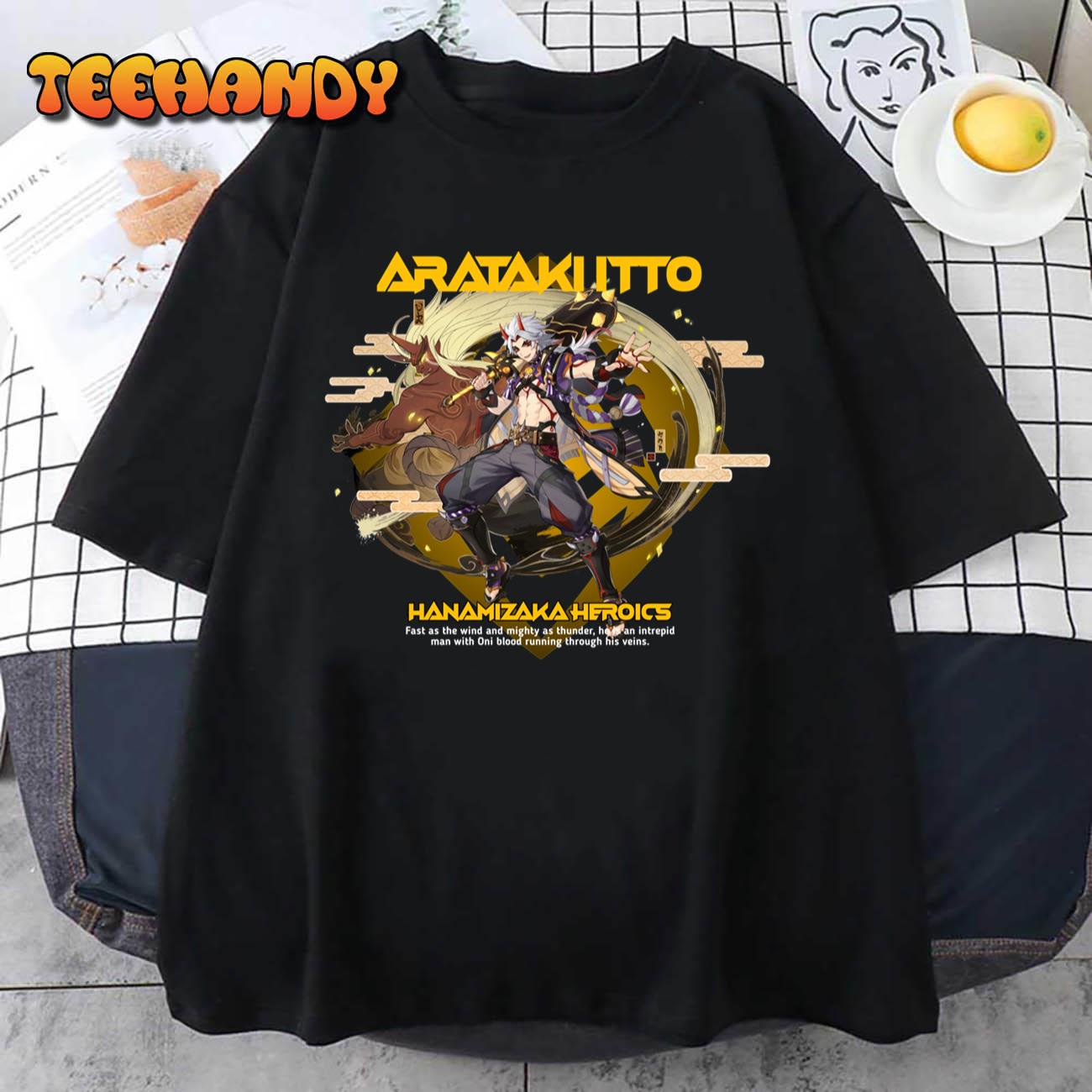 Arataki Itto Hanamizaka Heroics T-Shirt