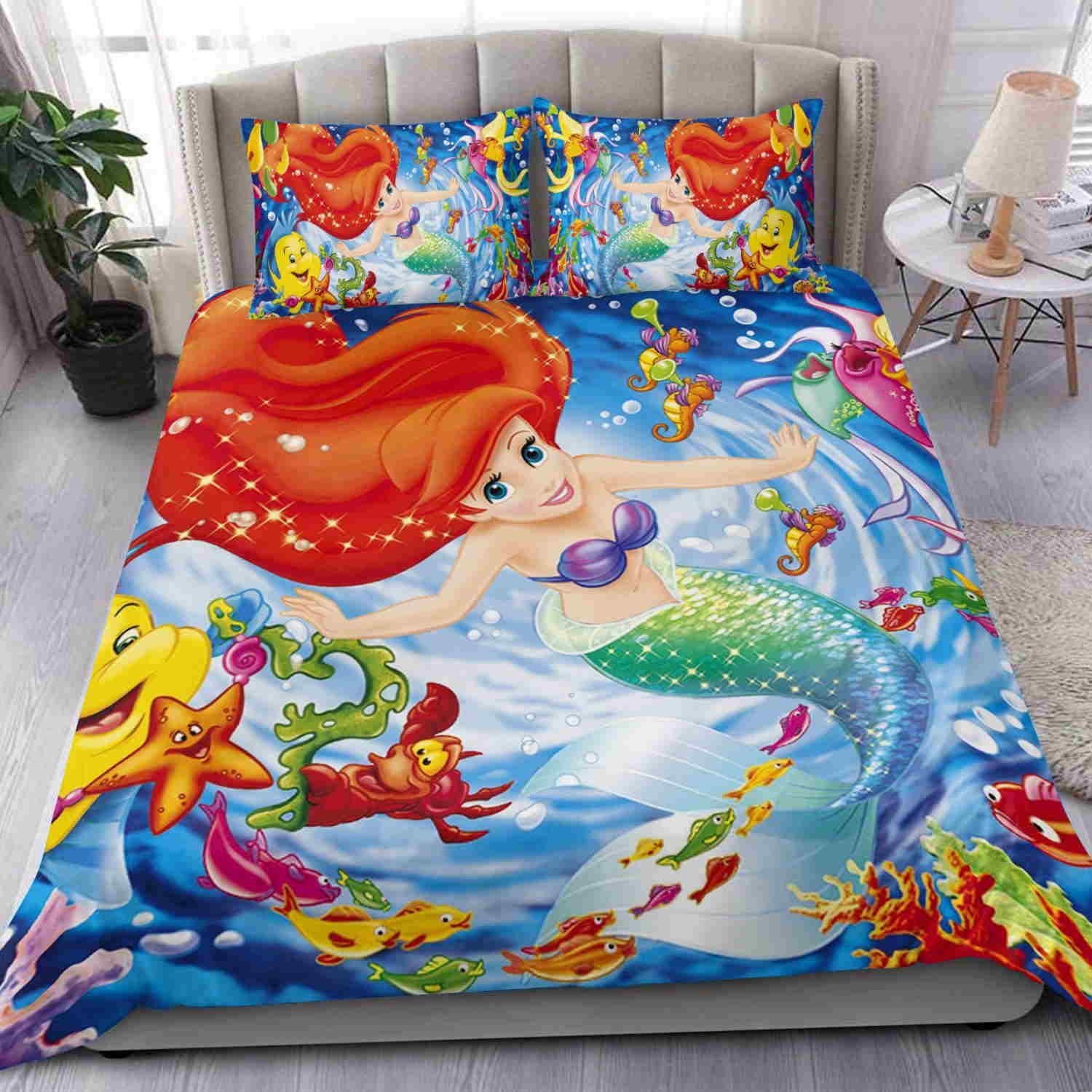 Ariel Little Mermaid Disney Bedding Set