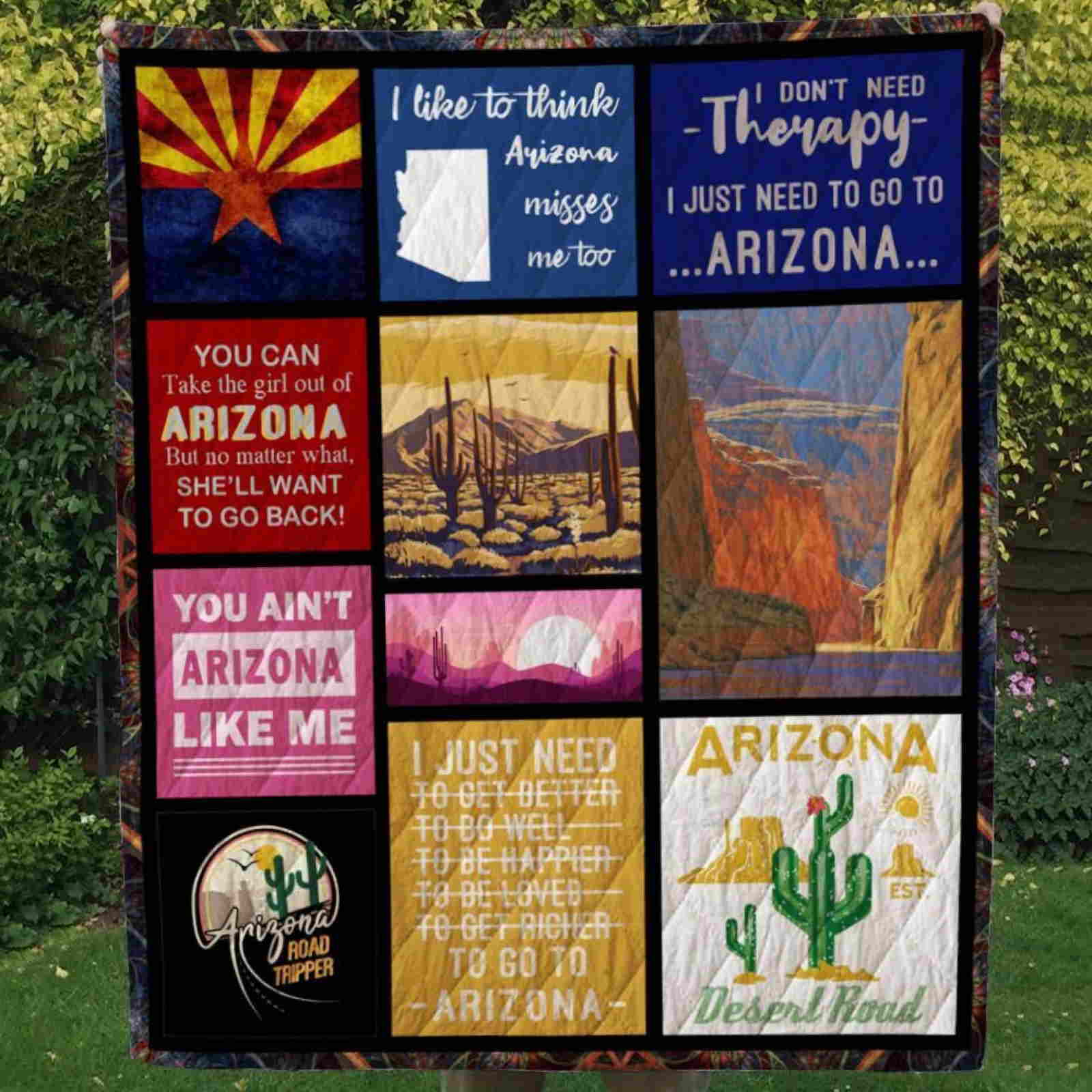 Arizona 3D Quilt Blanket