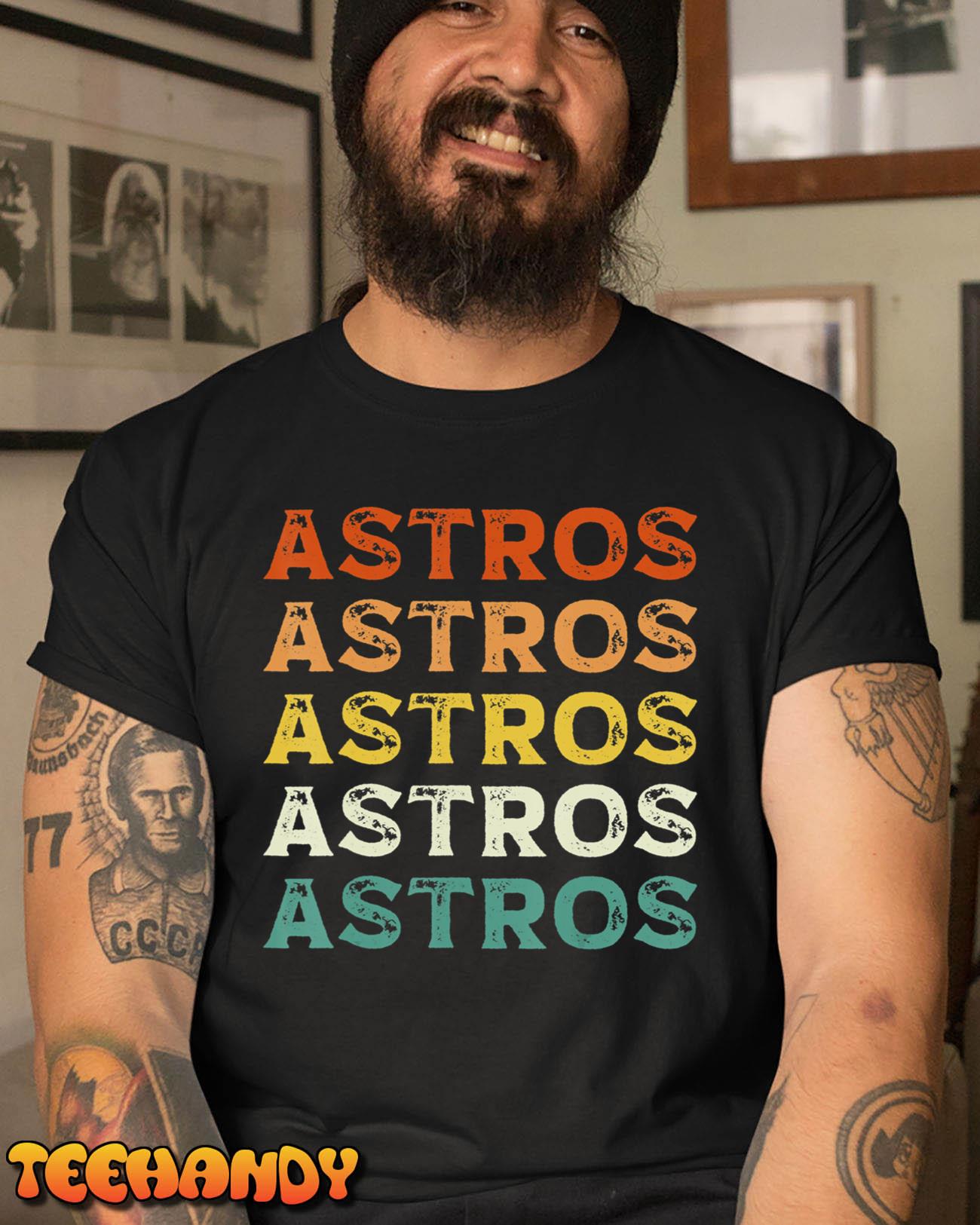 Astros Name Personalized Vintage Retro Gifts Men Women T-Shirt