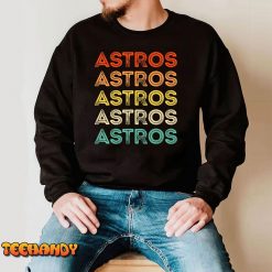 Astros Name Personalized Vintage Retro Gift For Shirt