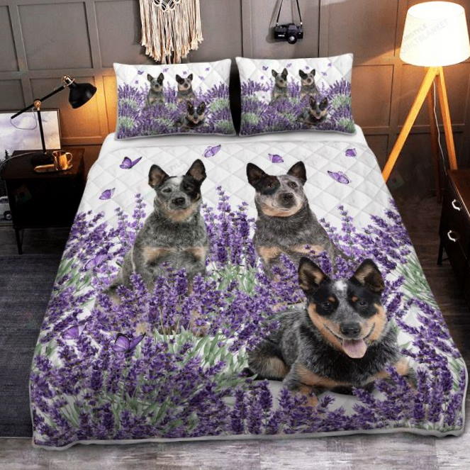 Australian Cattle Lavender 3D Bedding Set