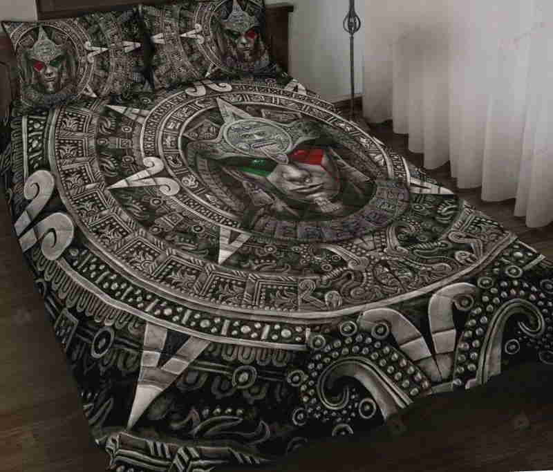 Aztec Warrior Mexican Bedding Set