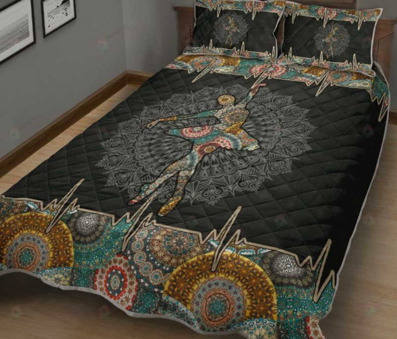 Ballet Dance Mandala Bedding Set