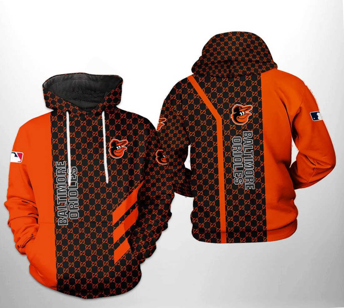 Baltimore Orioles MLB 3D Hoodie Zipper Hoodie