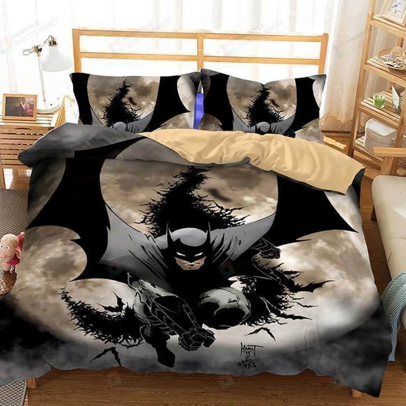 Batman Patterns 3D Bedding Set