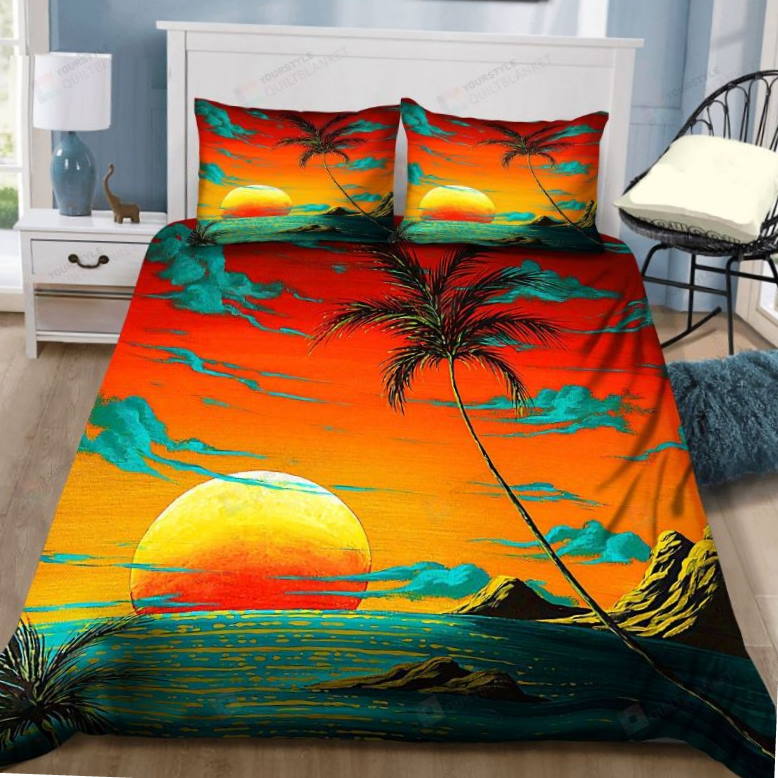 Beach Sunset 3D Bedding Set