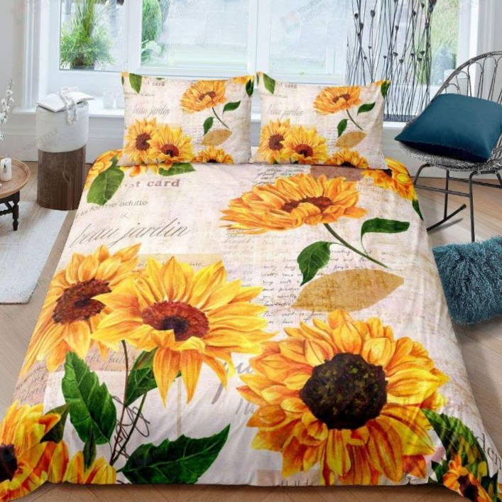 Beau Jardin All Over Printed Bedding Set