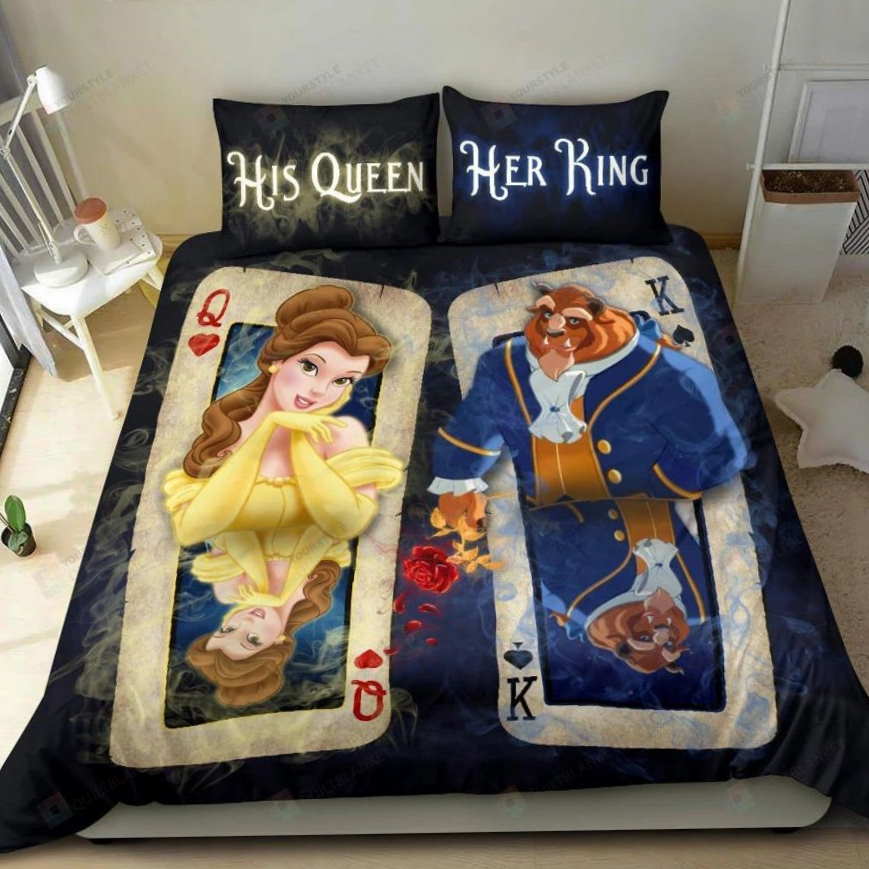 Beauty and The Beast 3D Bedding Set