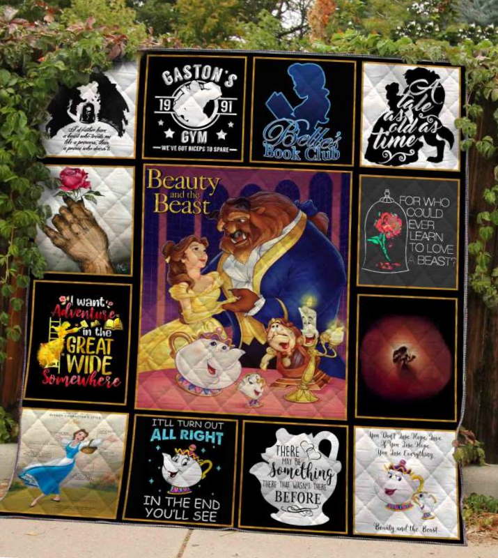 Beauty And The Beast 3D Quilt Blanket