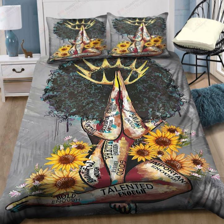 Black Queen Talented Enough 3D Bedding Set