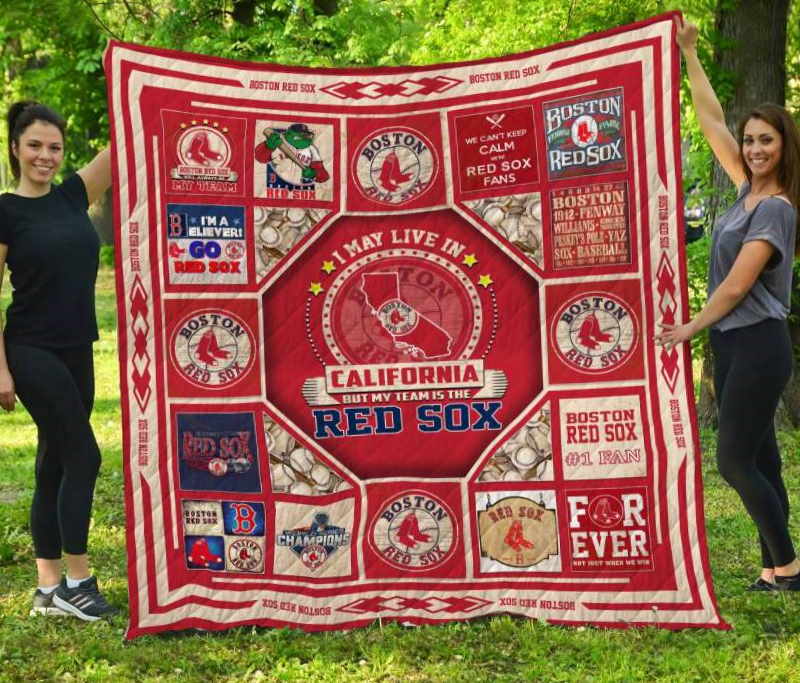 Boston Red Soxcalifornia 3D Quilt Blanket