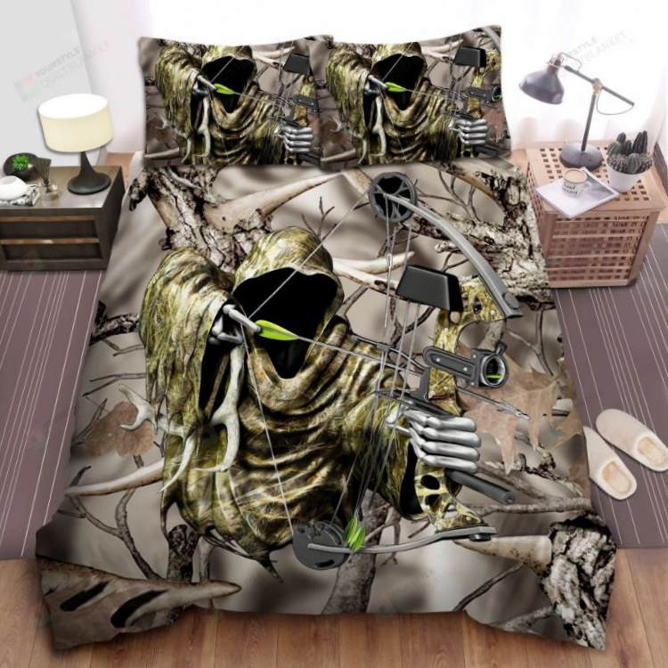 Bowhunting Camo 3D Bedding Set