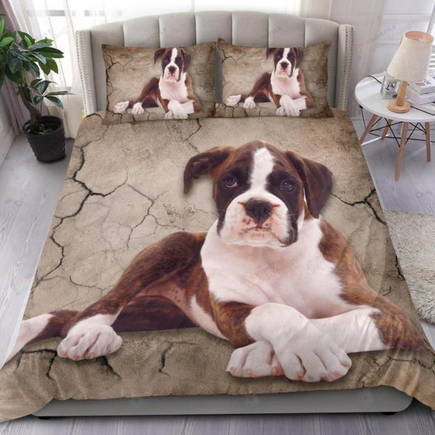 Boxer Cute 3D Bedding Set