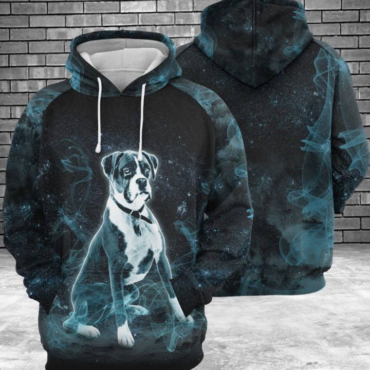 Boxer Galaxy 3D Hoodie