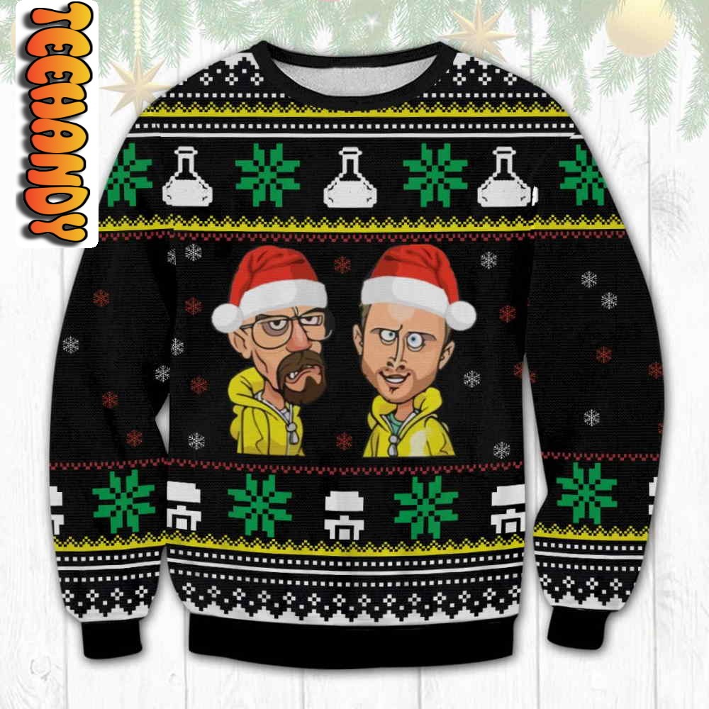 Breaking Bad in Christmas Ugly Sweaters