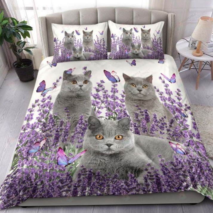 British Shorthair Cat 3D Bedding Set