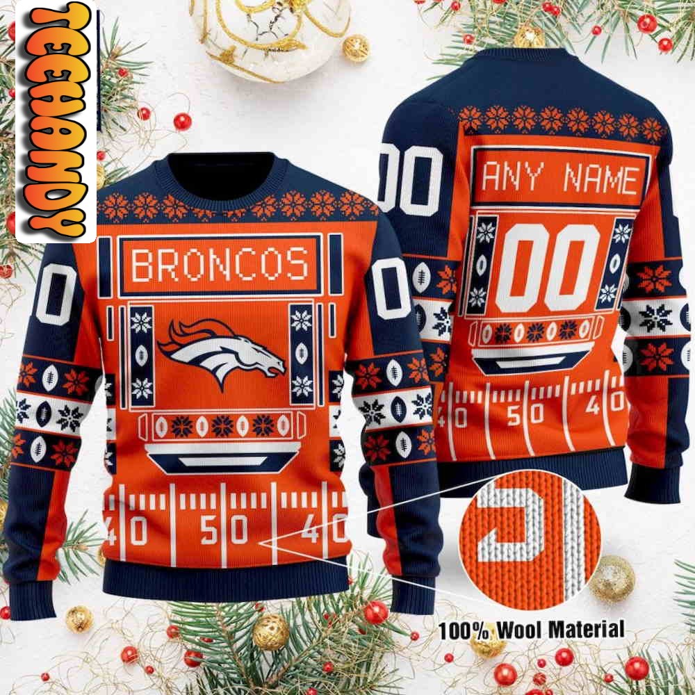 Broncos NFL Ugly Christmas Sweater