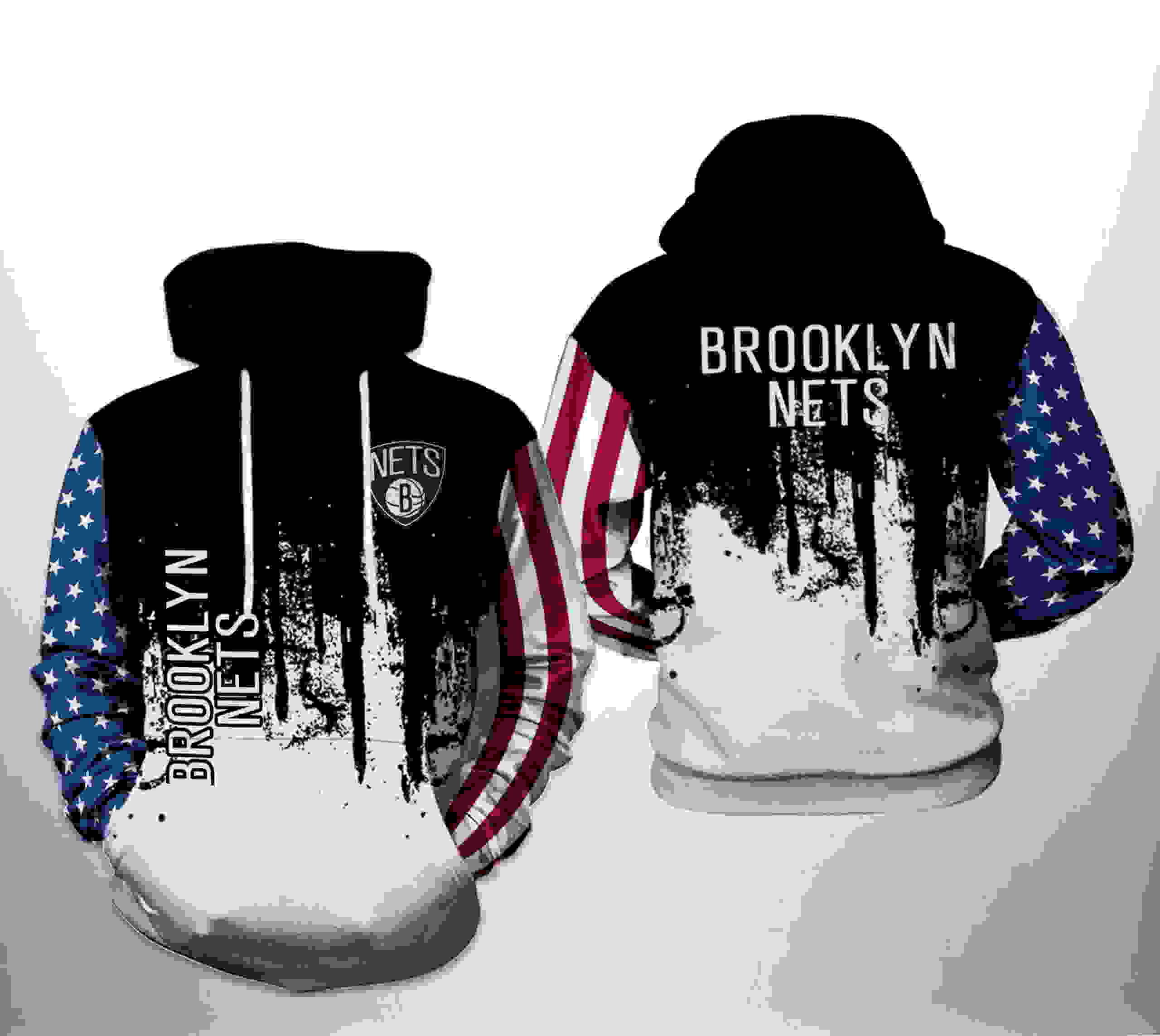 Brooklyn Nets NBA Team US 3D Hoodie