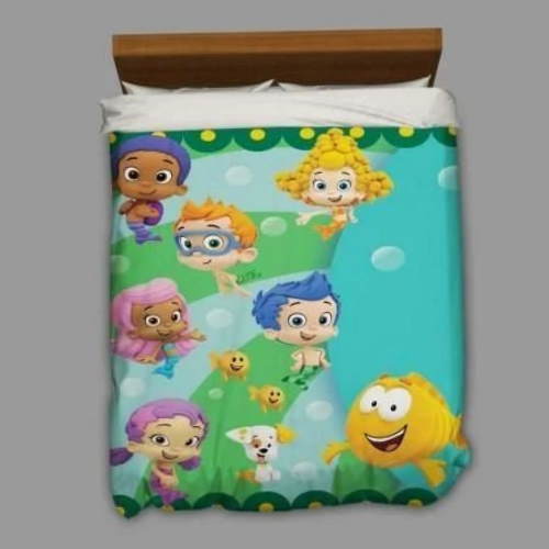 Bubble Guppies Animation Tv Show 3D Bedding Set