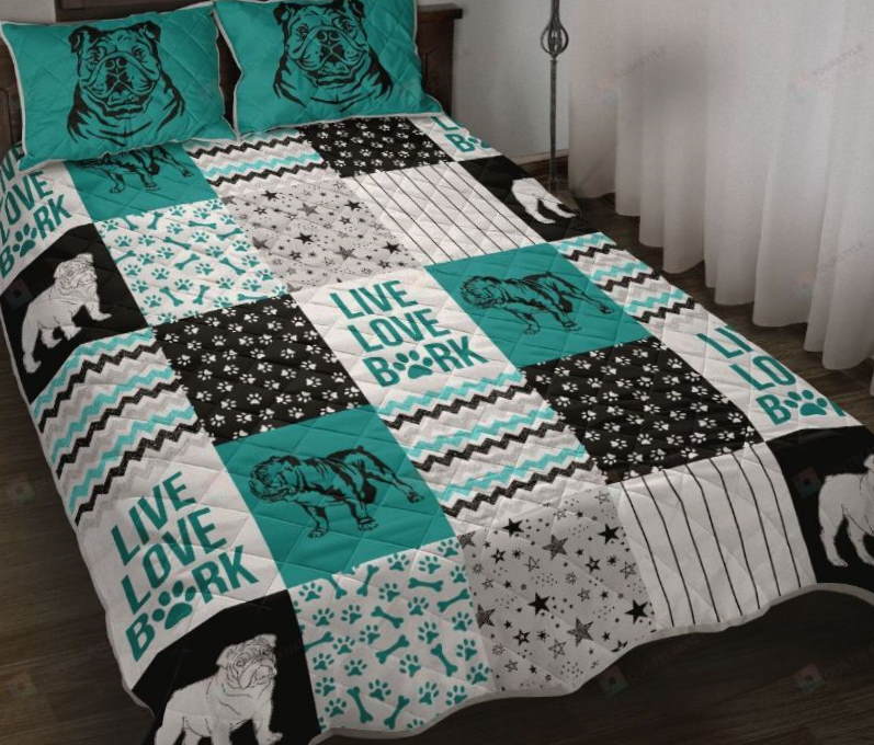 Bulldog Shape Pattern 3D Bedding Set