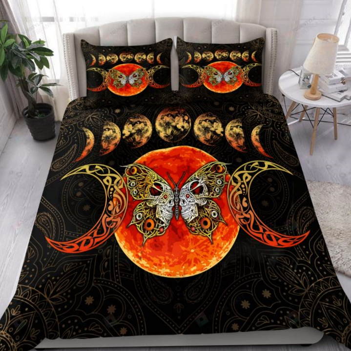 Butterfly Wicca All Over Printed Bedding Set