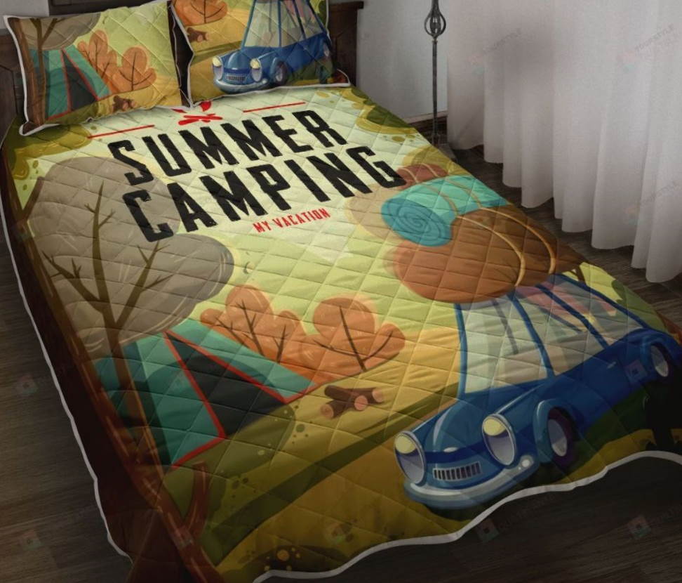 Camping Summer 3D Bedding Set