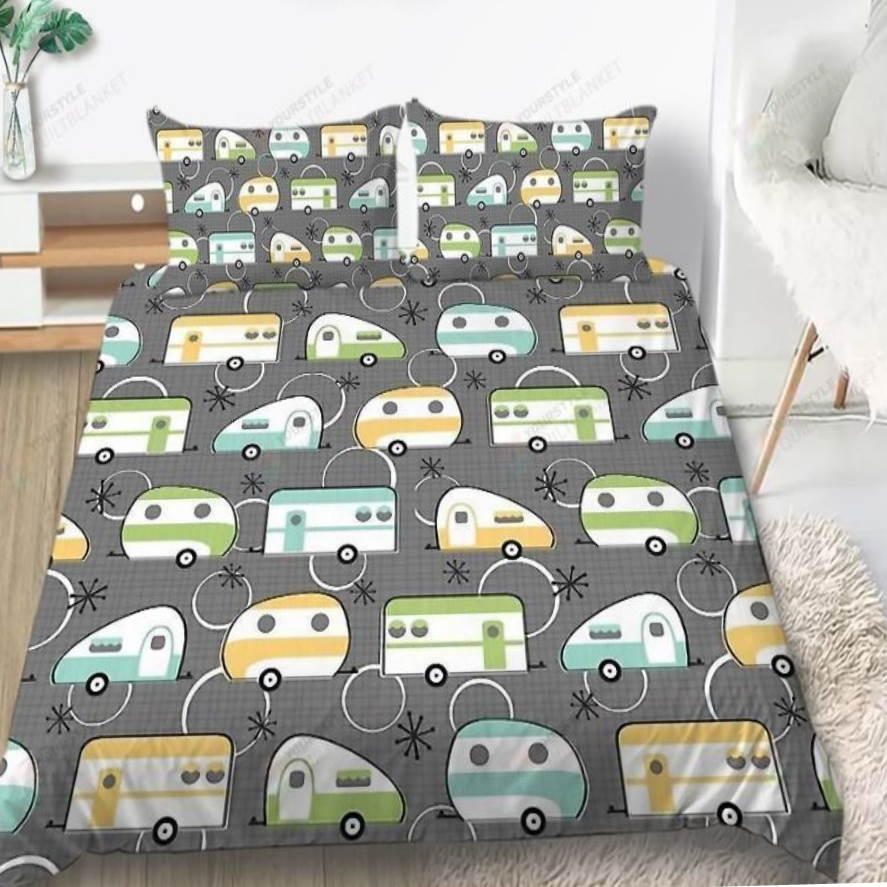 Cartoon Car 3D Bedding Set