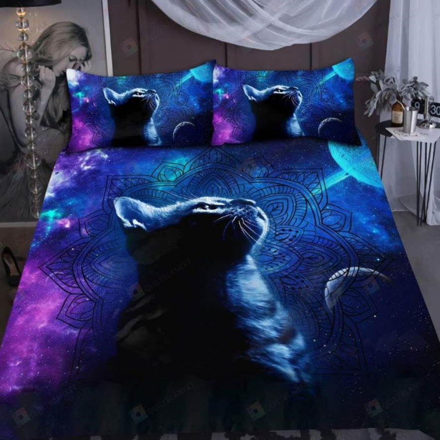 Cat Mandala All Over Printed Bedding Set