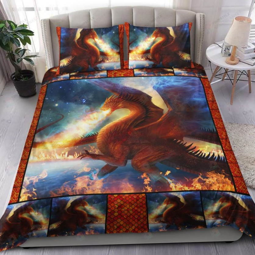 Celestial Dragons All Over Printed 3D Bedding Set