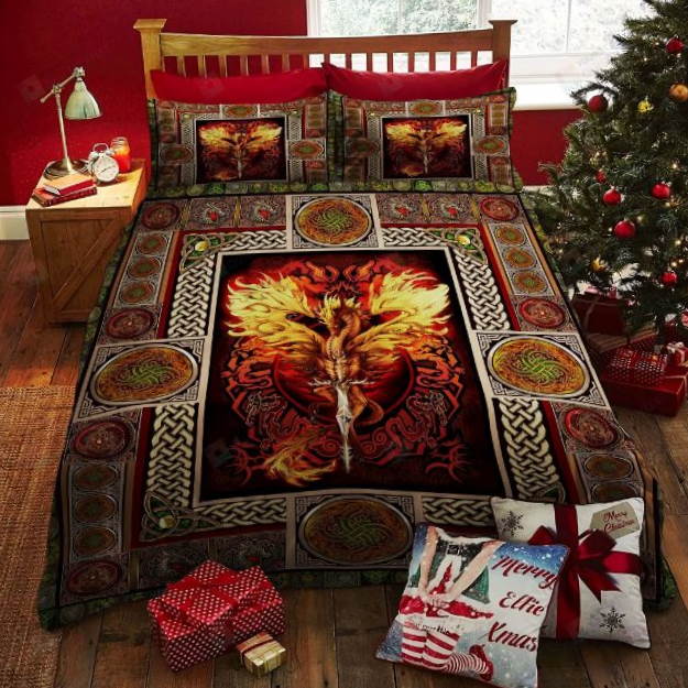 Celtic Dragon 3D Bedding Set