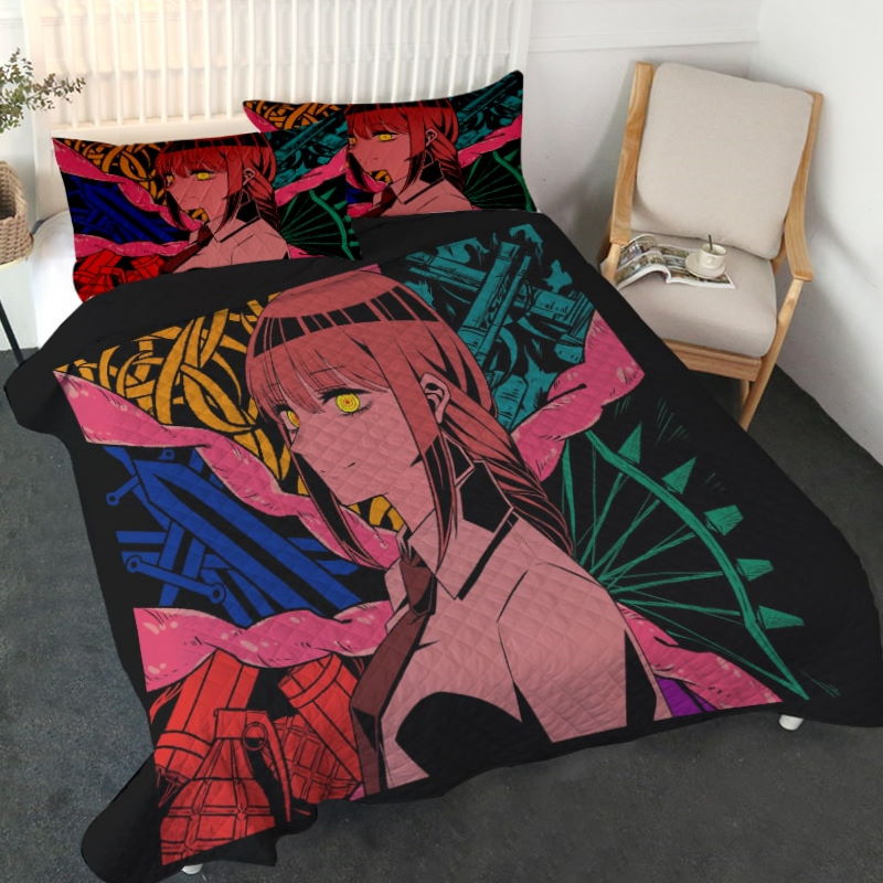 Chainsaw Man Abstract Control Bedding Set