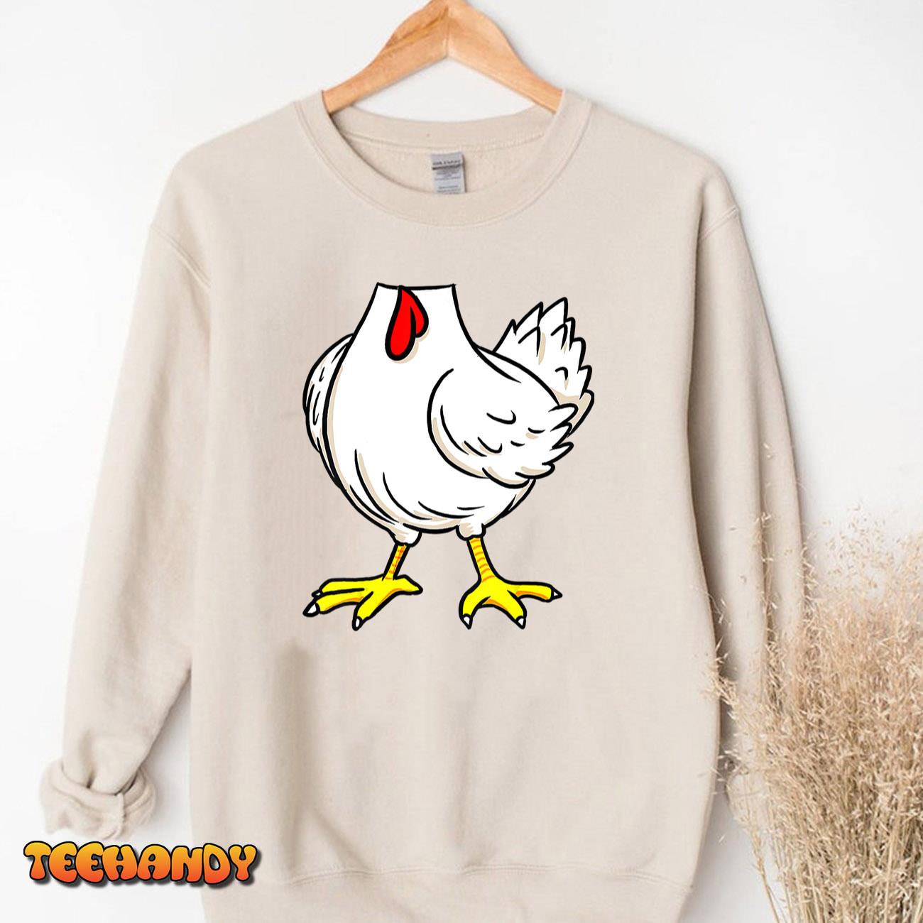 Chicken Body Costume Animal Thanksgiving Halloween T-Shirt