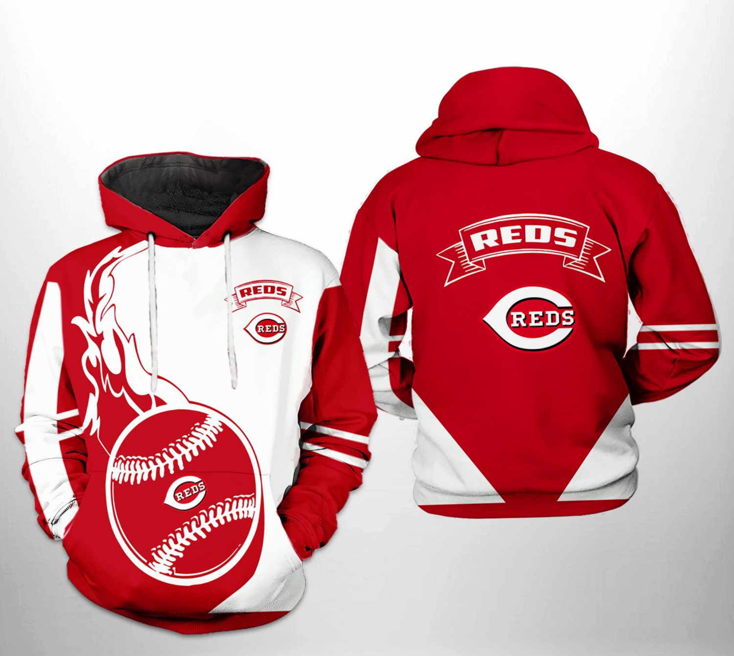 Cincinnati Reds MLB Classic 3D Hoodie