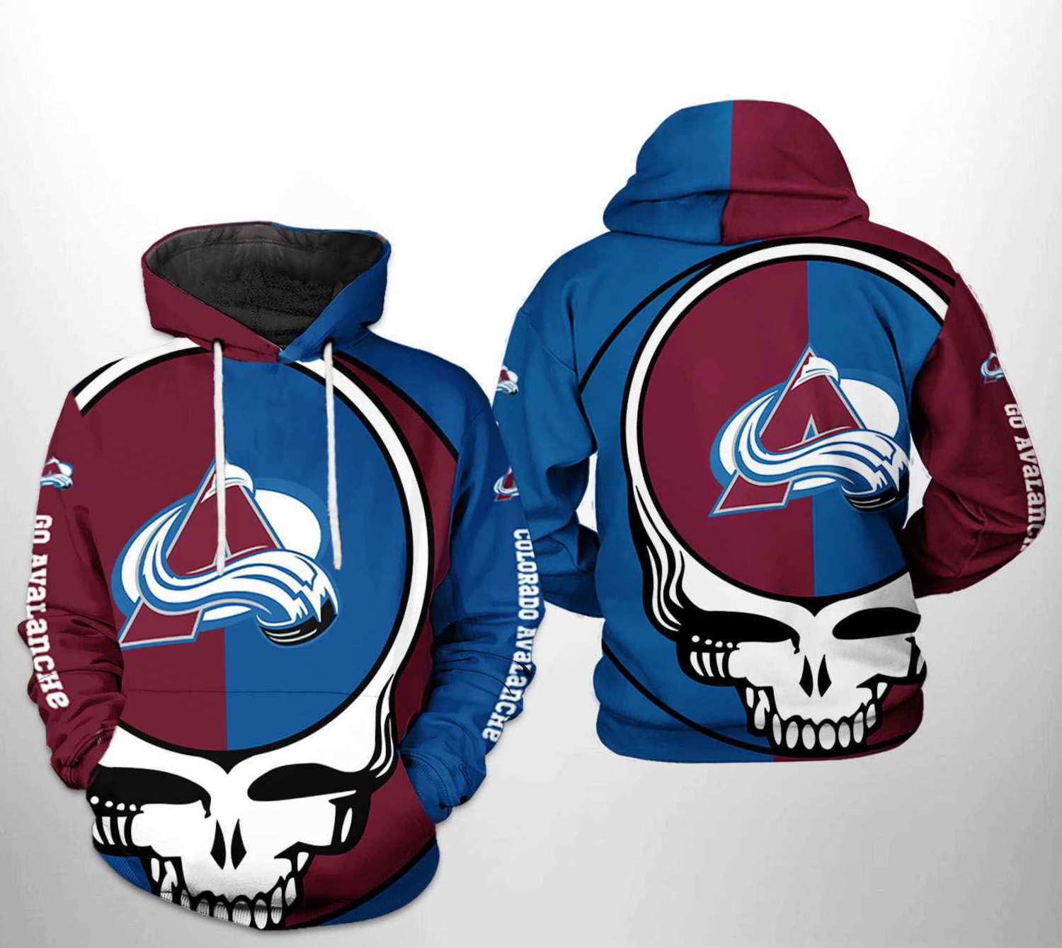 Colorado Avalanche NHL Grateful Dead 3D Hoodie