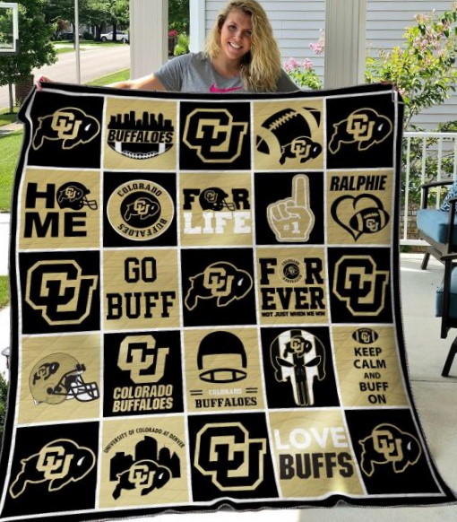 Colorado Buffaloes 3D Quilt Blanket