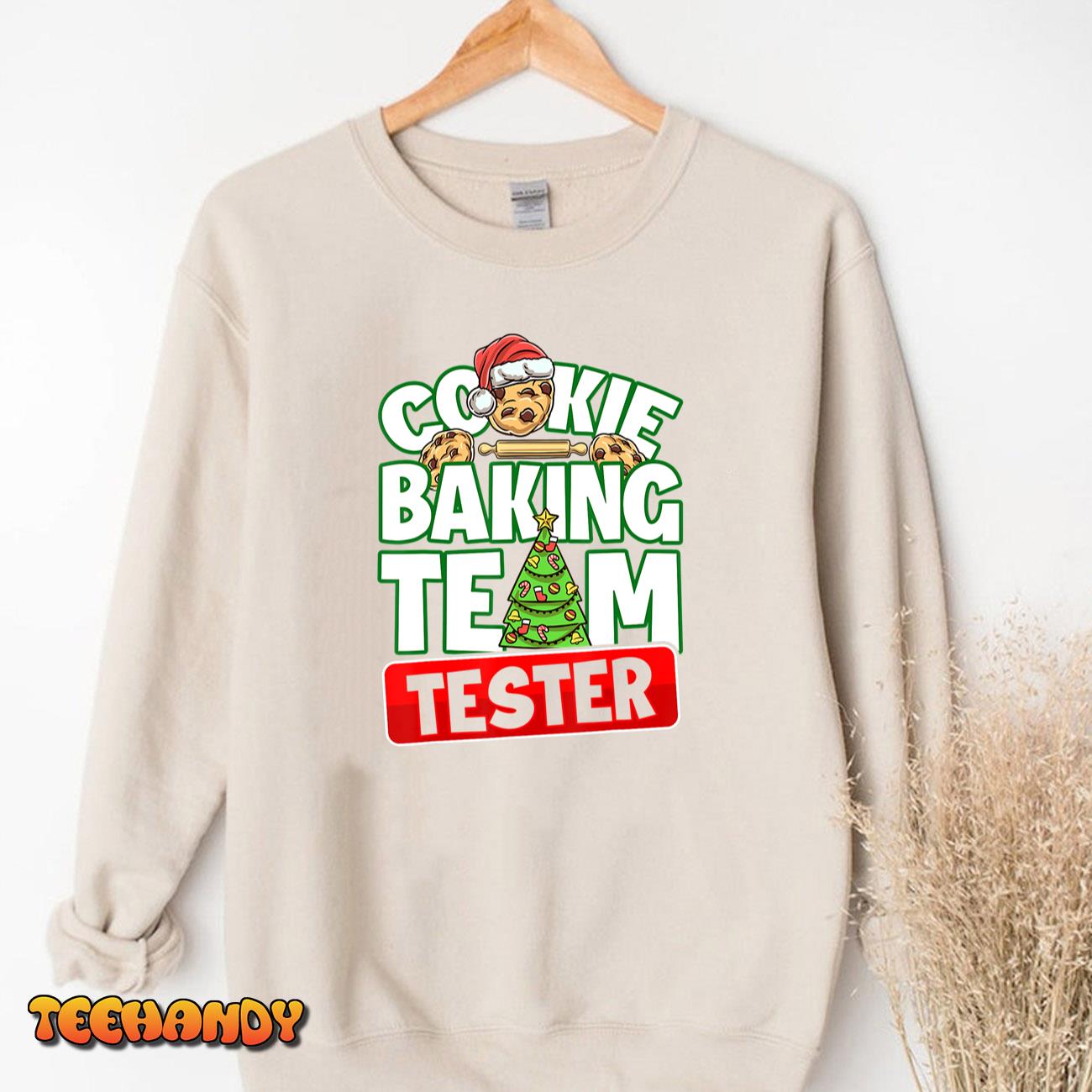 Cookie Baking Crew Shirt Christmas Cookie Baking Team Tester T-Shirt