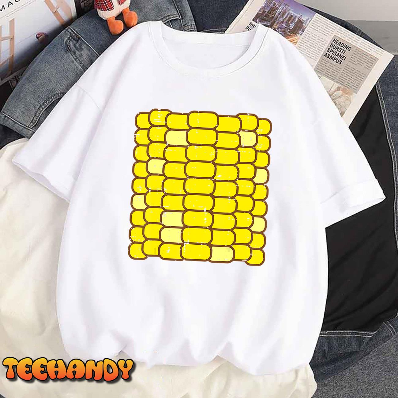Corn Halloween Costume Funny Foodie Farmer Unisex T-Shirt