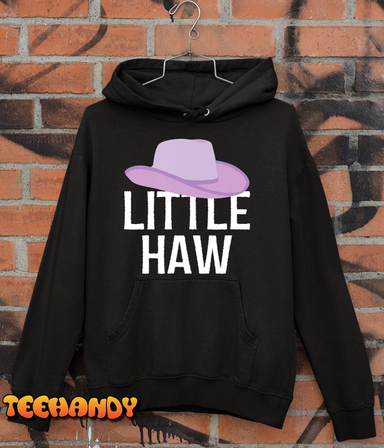 Country Western Theme Sorority Reveal Little Haw Cowgirl Hat T-Shirt