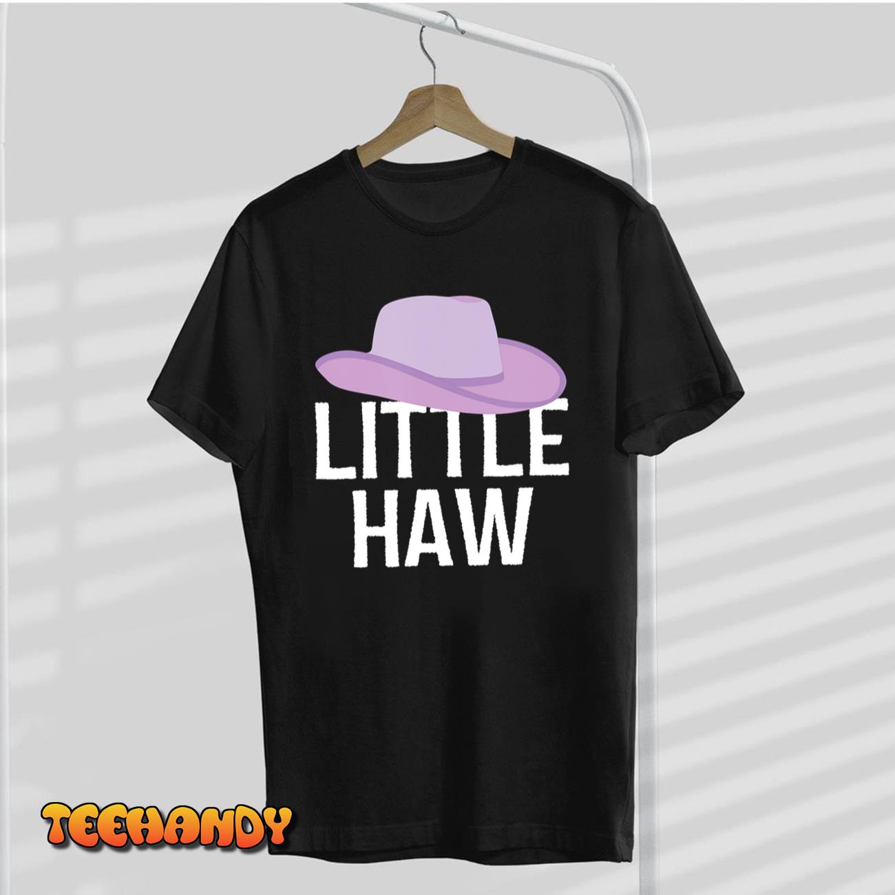 Country Western Theme Sorority Reveal Little Haw Cowgirl Hat T-Shirt