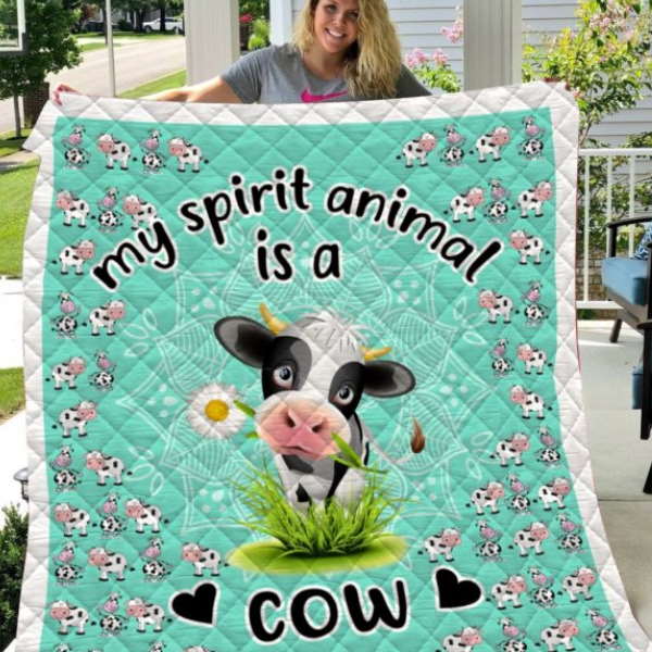 Cow Printing 3D All Over Print Quilt Blanket