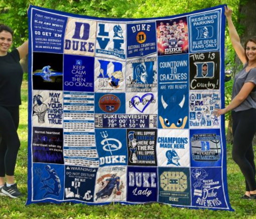 De Paul Blue Demons 3D Quilt Blanket