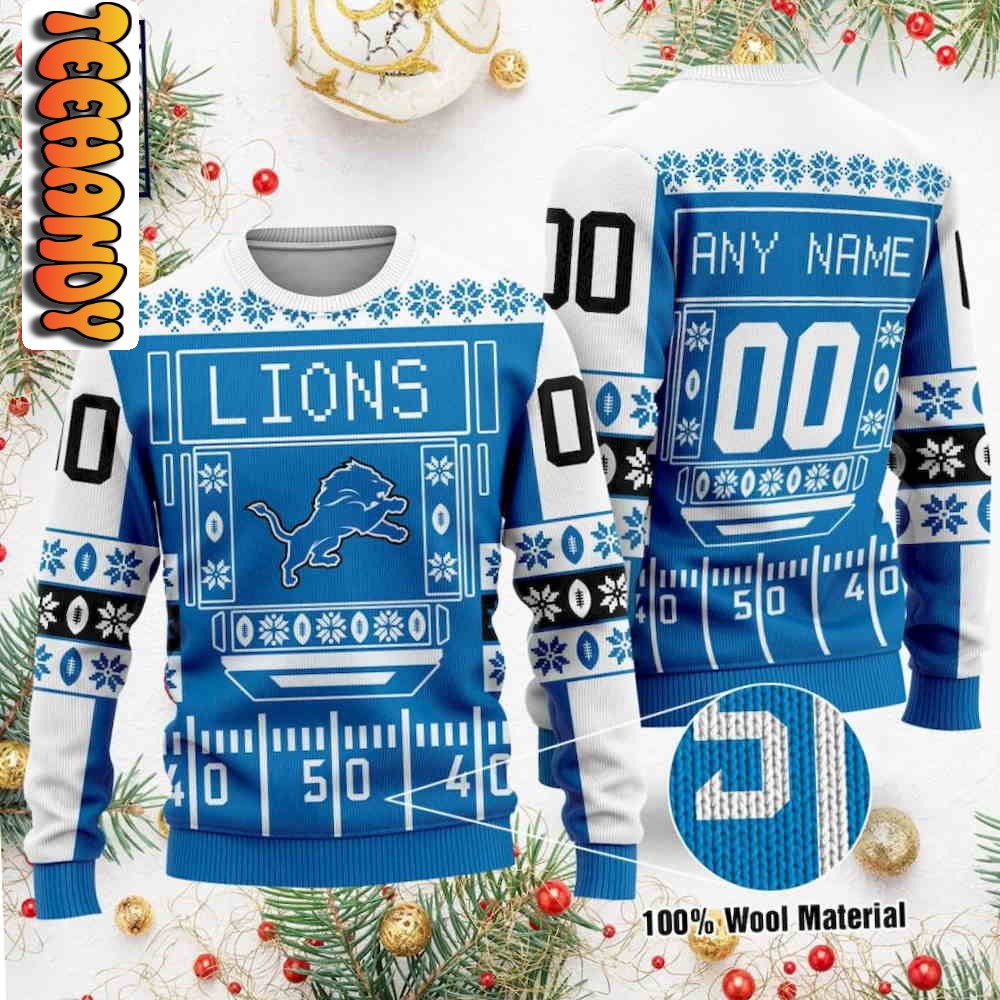 Detroit Lions NFL Ugly Christmas Sweater